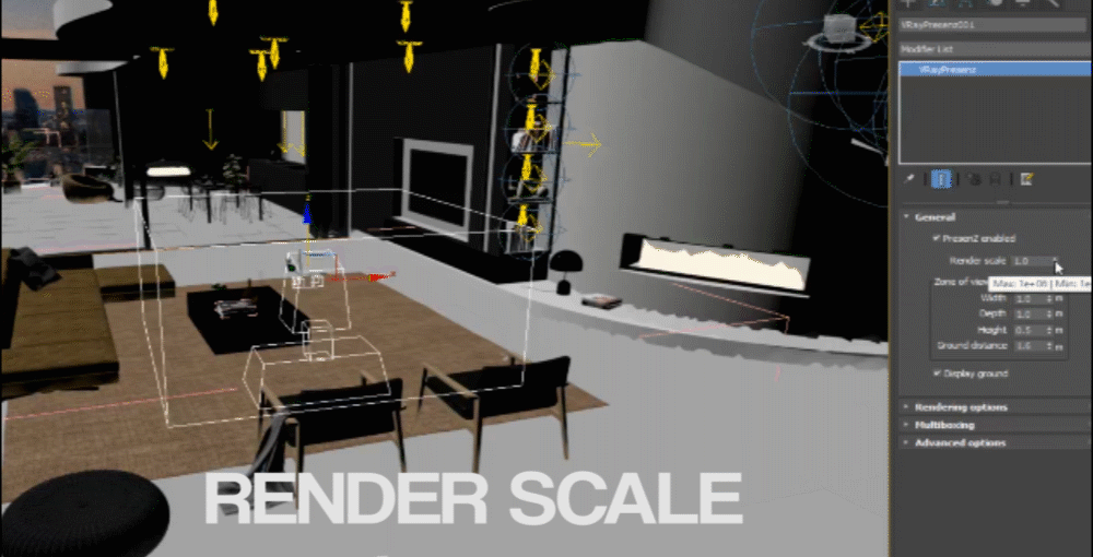 Render scale | V-Nova PresenZ | V-Nova technologies documentation